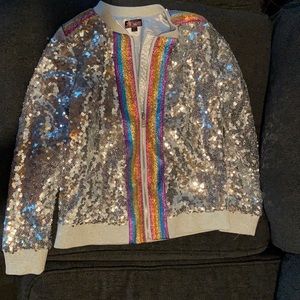 JoJo size L(10/12) sequin jacket